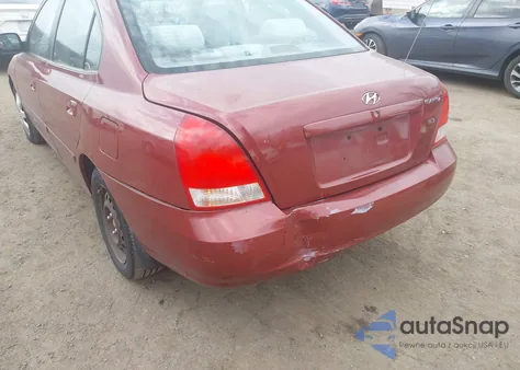 2002 Hyundai Elantra Gls из США, поврежденный, VIN KMHDN45D42U333072